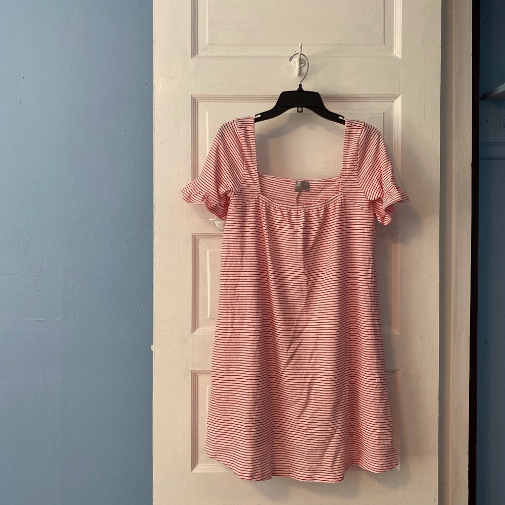 Thin Red Stripe Dress